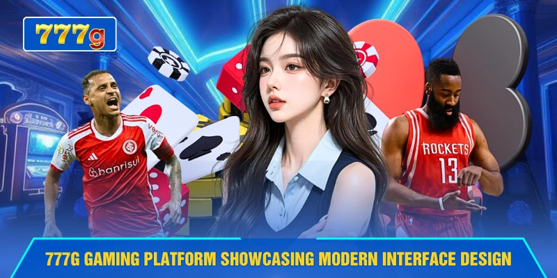 777G gaming platform showcasing modern interface design