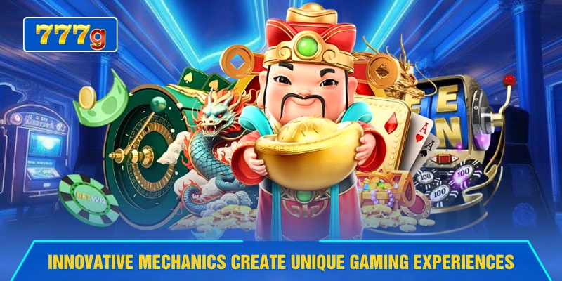 Innovative mechanics create unique gaming experiences