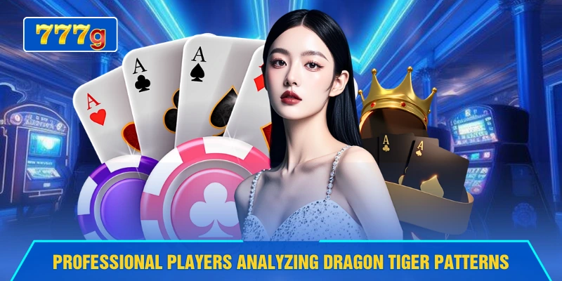 Professional players analyzing Dragon Tiger patterns
