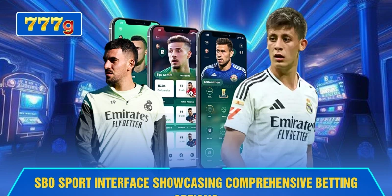 SBO Sport interface showcasing comprehensive betting options